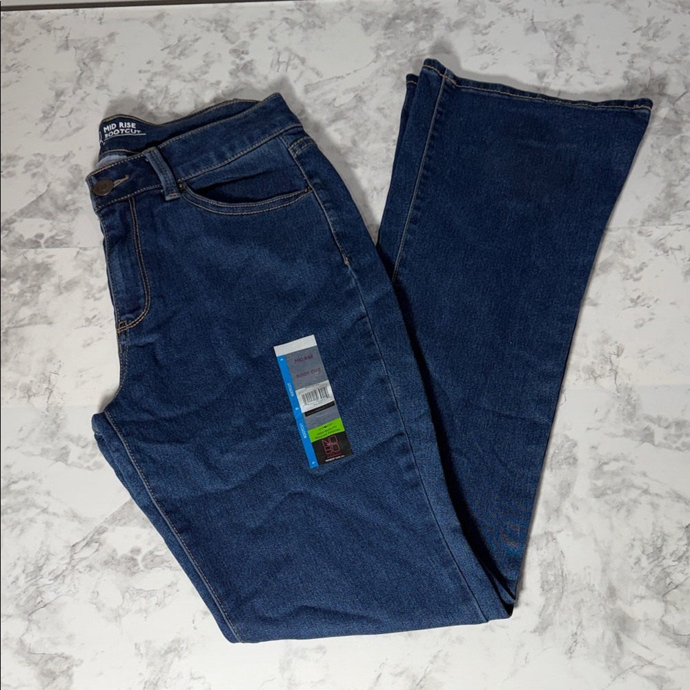 No Boundaries Juniors Bootcut Mid Rise Jeans Size 9 NWT